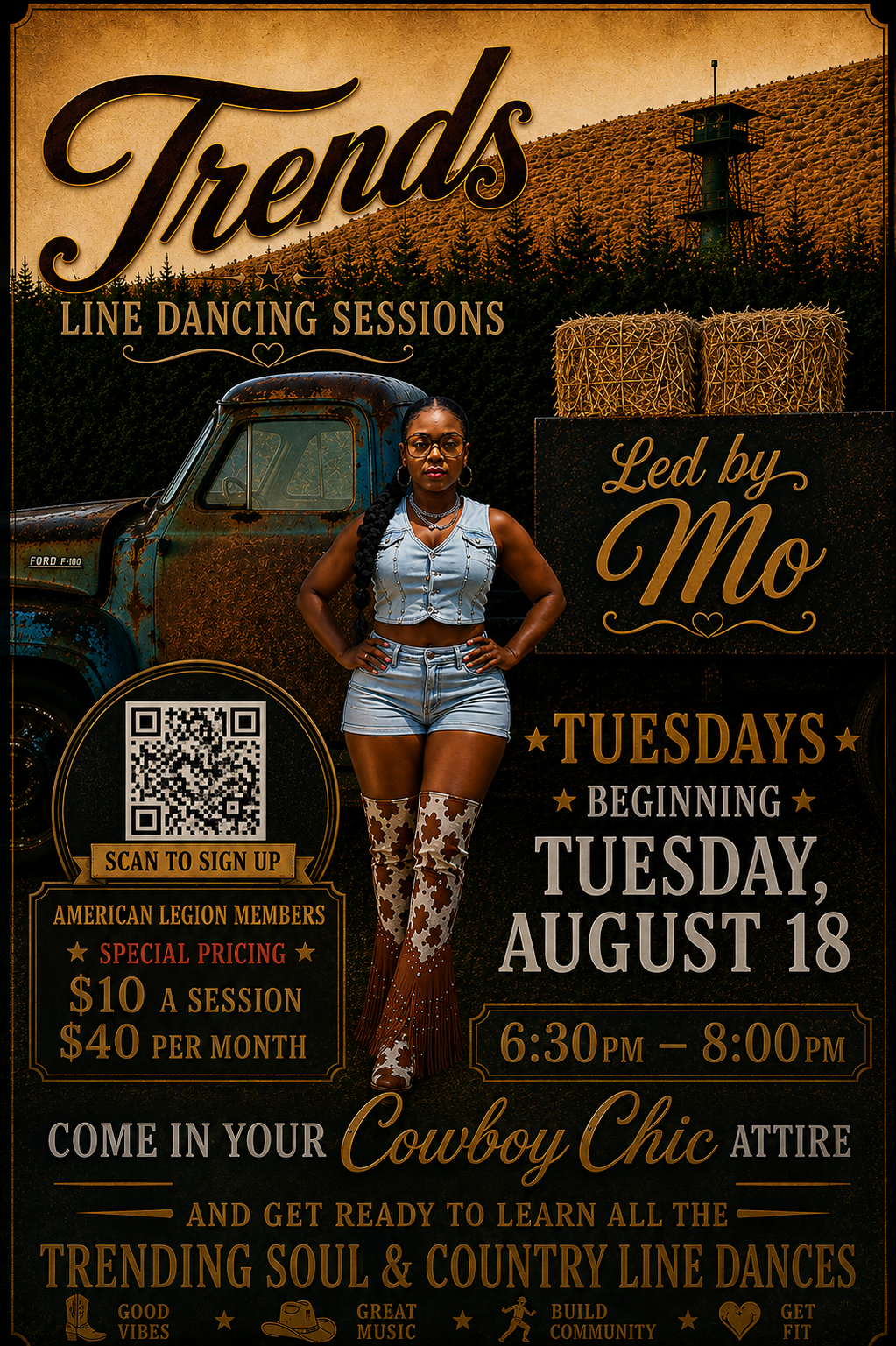 Trends Line Dancing with Mo Flyer
